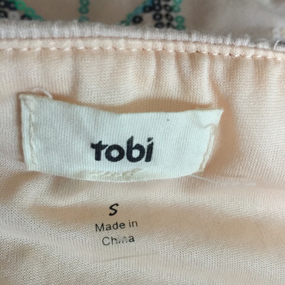 Women's Tobi Sequined Mini Skirt Size Small - Picture 4 of 4